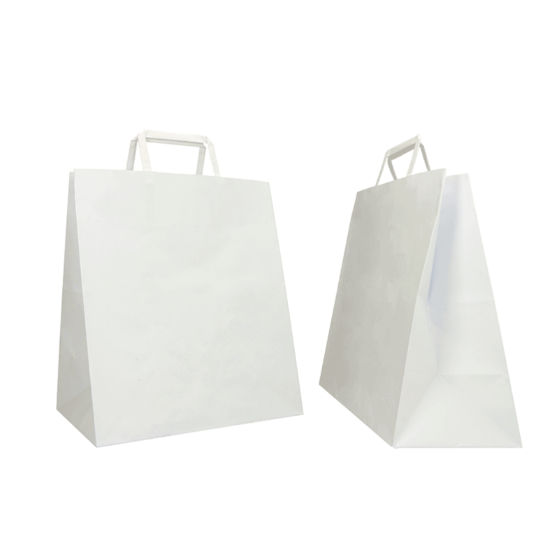 28x17x32 CM SAC PAPIER BOX IMPRESSION FLEXO EN UNE COULEUR SUR ZONES