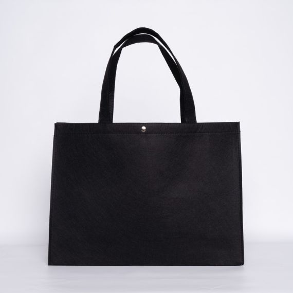 Borsa in feltro riutilizzabile personalizzata 45x13x33 CM | SHOPPING BAG IN FELTRO | STAMPA SERIGRAFICA SU DUE LATI IN DUE CO...
