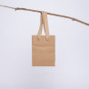 Customized Laminated Personalized shopping bag Noblesse 12x6x16 CM | LAMINATED NOBLESSE PAPER BAG | SCREEN PRINTING ON TWO SI...