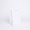 Customized Laminated Personalized shopping bag Noblesse 16x8x23 CM | LAMINATED NOBLESSE PAPER BAG | SCREEN PRINTING ON TWO SI...