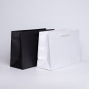 Customized Personalized shopping bag Noblesse 40x15x29 CM | PREMIUM NOBLESSE PAPER BAG | SCREEN PRINTING ON TWO SIDES IN TWO ...