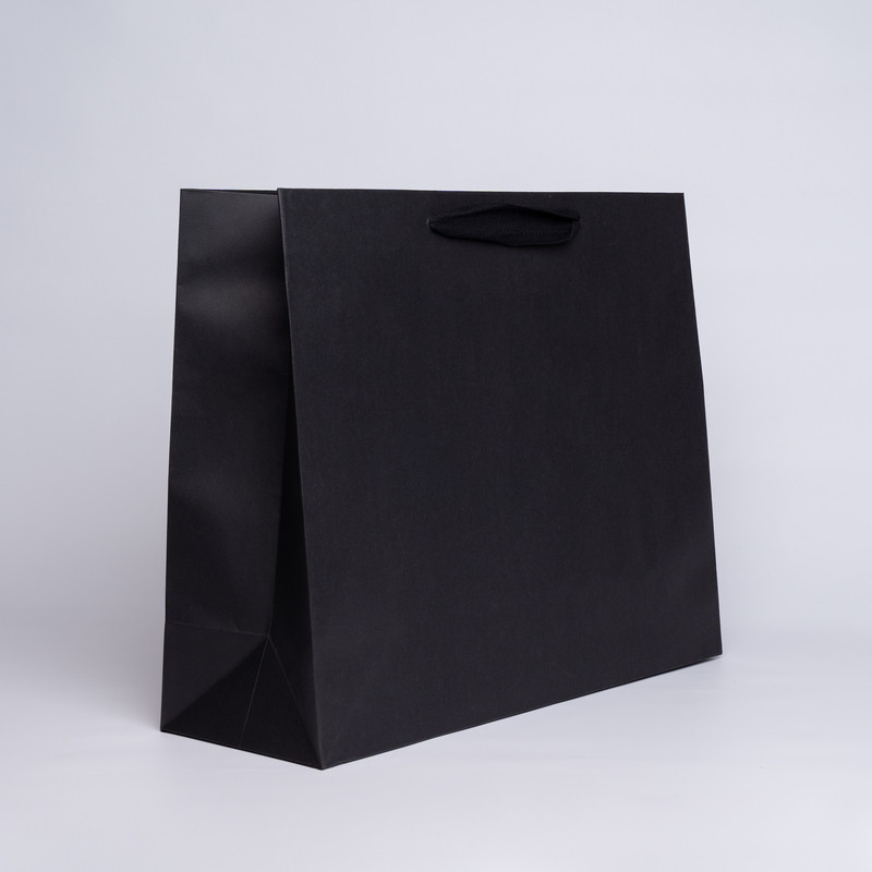 Shopping bag personalizzata Noblesse 53x18x43 CM | SHOPPING BAG NOBLESSE PREMIUM | STAMPA SERIGRAFICA SU DUE LATI IN UN COLORE