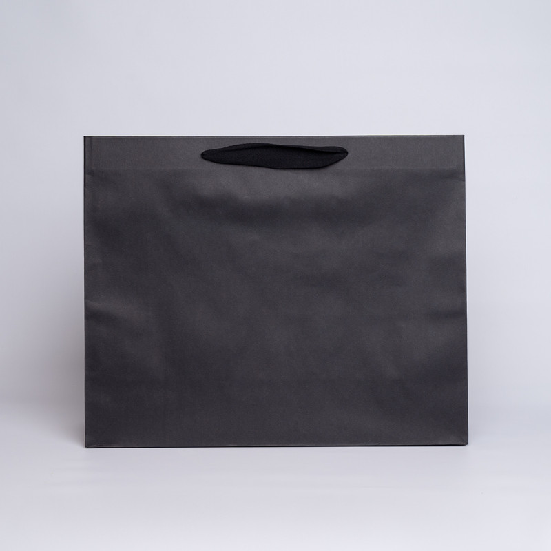 Customized Personalized shopping bag Noblesse 53x18x43 CM | PREMIUM NOBLESSE PAPER BAG | SCREEN PRINTING ON TWO SIDES IN TWO ...