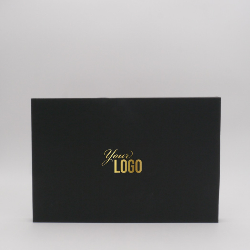 Customized Personalized Magnetic Box Hingbox 35x23x2 CM | HINGBOX | HOT FOIL STAMPING