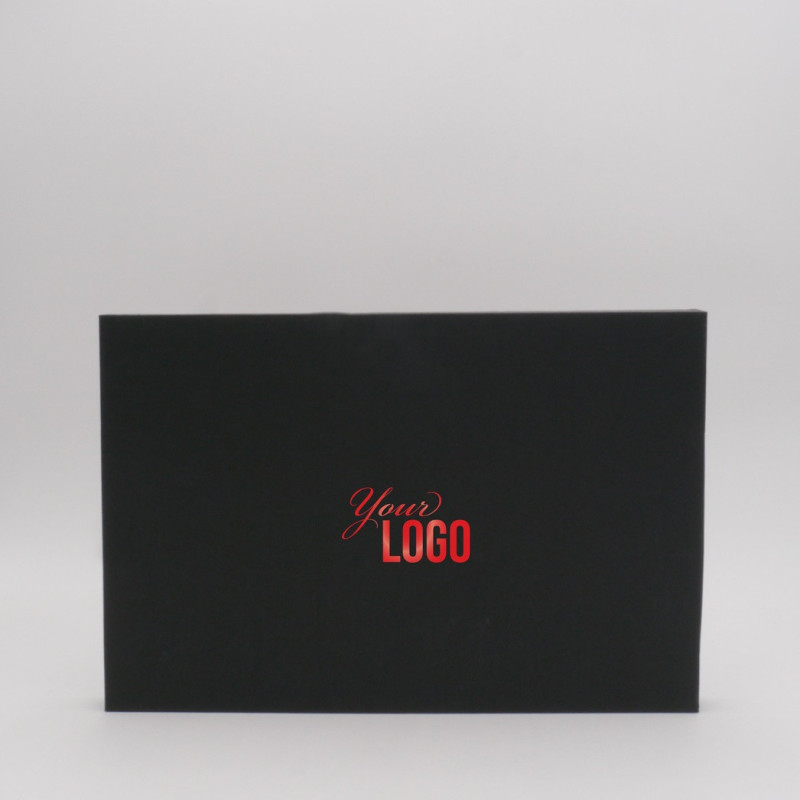 Customized Personalized Magnetic Box Hingbox 35x23x2 CM | HINGBOX | HOT FOIL STAMPING