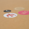 Customized Customizable stickers 4,6x3,1 CM | STICKER | HOT FOIL PRINTING