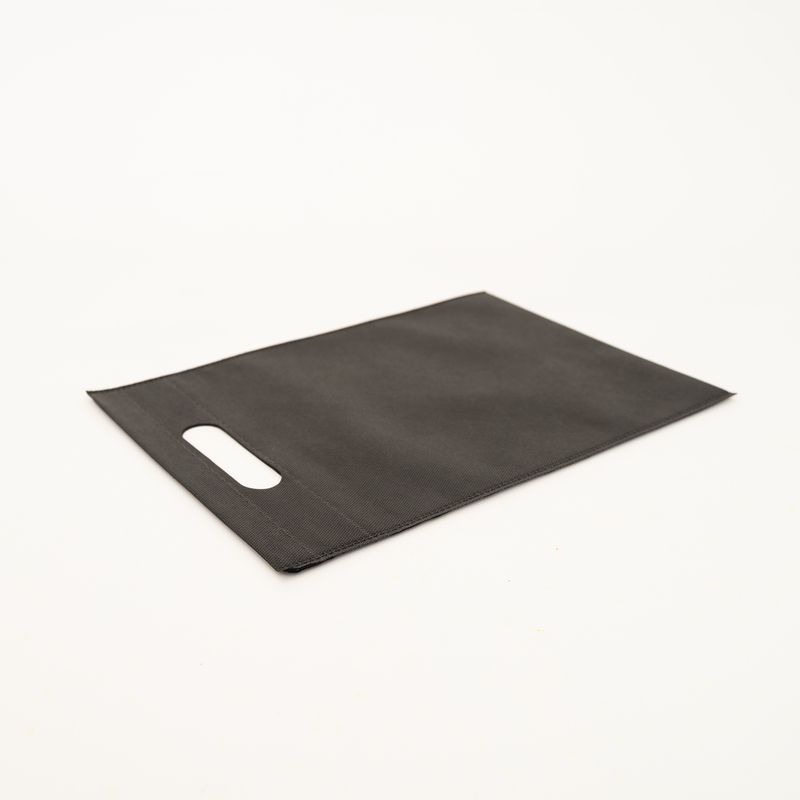 Gepersonaliseerde Op maat gemaakte non-woven zak 25x35 CM | NON-WOVEN TNT DKT BAG | SCREEN PRINTING ON TWO SIDES IN TWO COLORS