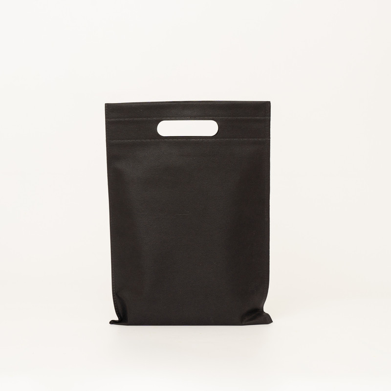 Tasche aus personalisiertem Vliesstoff 25x35 CM | US TNT DKT BAG | ZWEI-SEITIGER SIEBDRUCK IN EINER FARBE