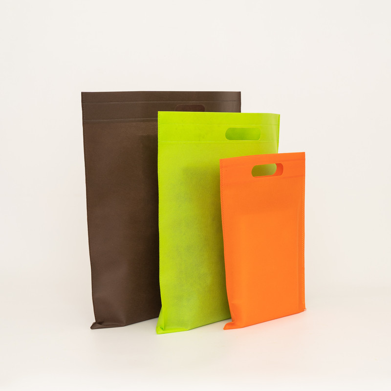 Customized Customized non-woven bag 25x35 CM | SAC US TNT DKT | IMPRESSION EN SÉRIGRAPHIE SUR UNE FACE EN UNE COULEUR
