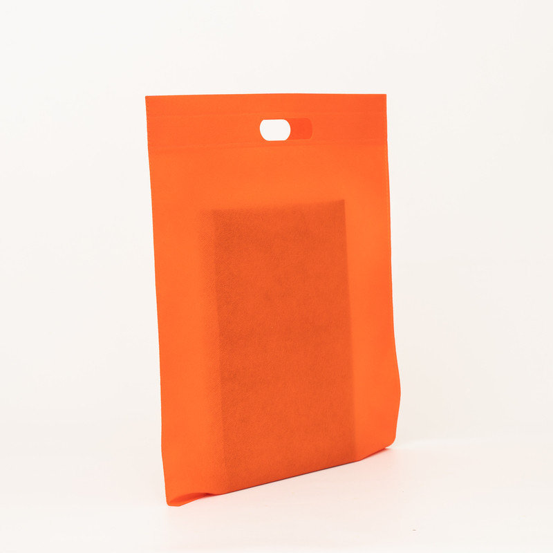 Tasche aus personalisiertem Vliesstoff 40x45 CM | US TNT DKT BAG | ZWEI-SEITIGER SIEBDRUCK IN EINER FARBE