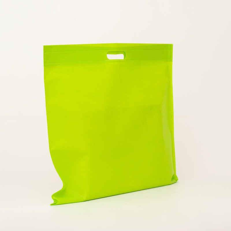 Customized Customized non-woven bag 60x50 CM | NON-WOVEN TNT DKT BAG| SCREEN PRINTING ON ONE SIDE IN TWO COLORS