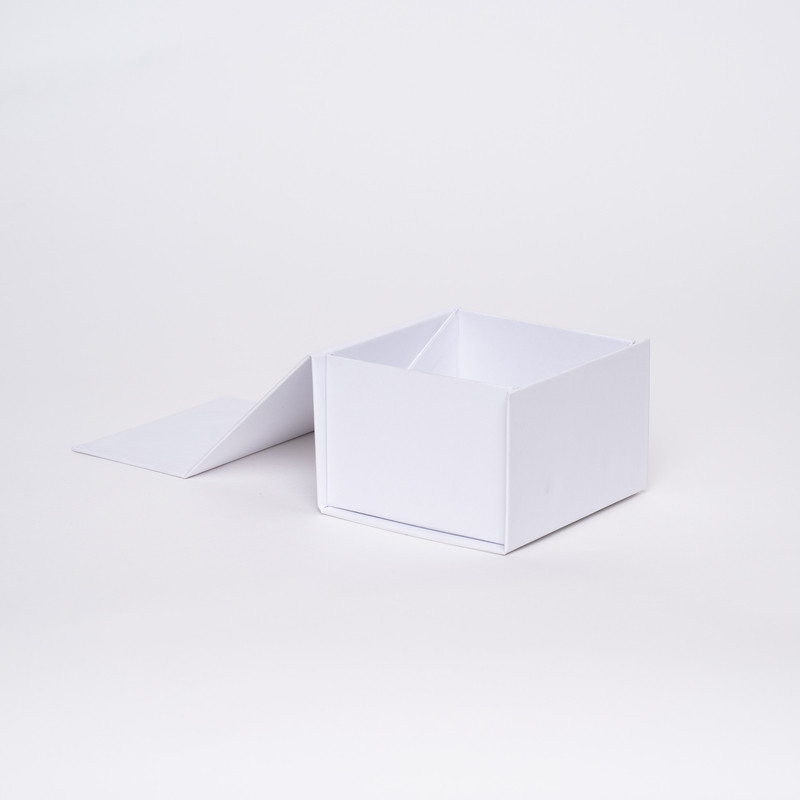 Caja magnética personalizada Wonderbox 10x10x7 CM | WONDERBOX (ARCO) | IMPRESIÓN SERIGRÁFICA DE UN LADO EN DOS COLORES