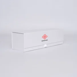Customized Personalized Magnetic Box Bottlebox 10X33X10 CM | BOTTLE BOX | 1 BOTTLE BOX | SCREEN PRINTING ON ONE SIDE IN TWO C...