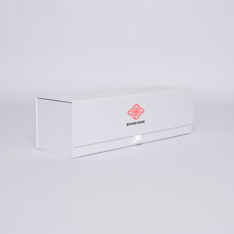Boîte aimantée personnalisée Bottlebox 10X33X10 CM | BOTTLE BOX | CAJA PARA 1 BOTELLA | IMPRESIÓN SERIGRÁFICA DE UN LADO EN D...