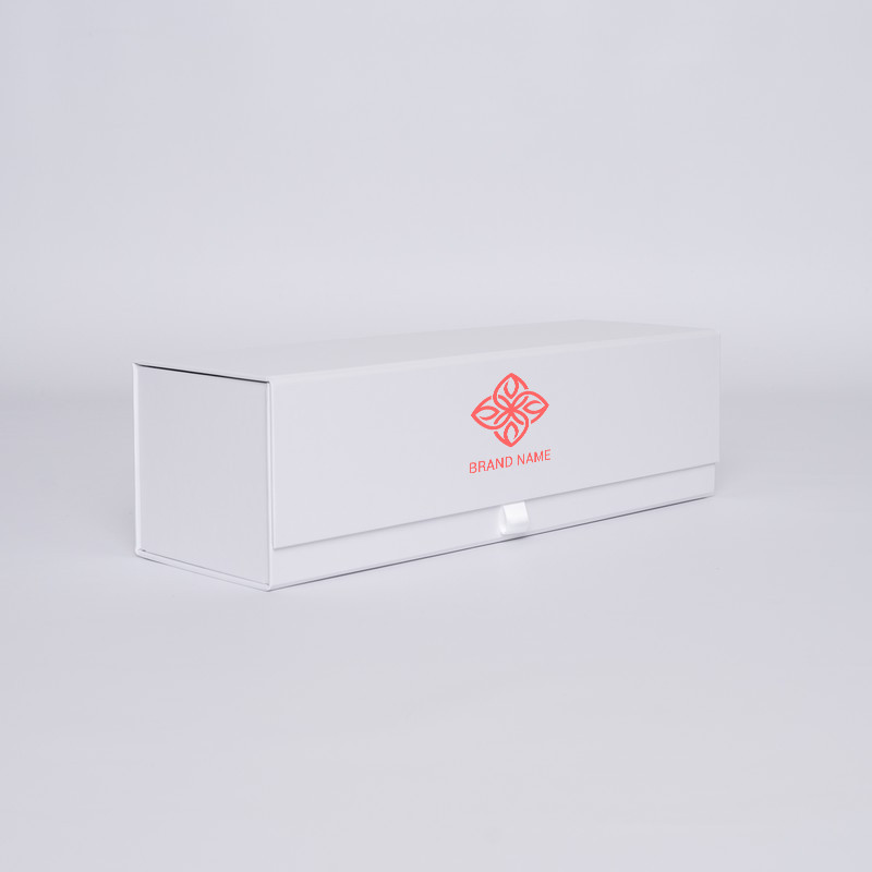 Caja magnética personalizada Bottlebox 10X33X10 CM | BOTTLE BOX | BOÎTE POUR 1 BOUTEILLE | IMPRESSION EN SÉRIGRAPHIE SUR UNE ...