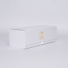 Caja magnética personalizada Bottlebox 12x40,5x12 CM | BOTTLE BOX | CAJA PARA 1 BOTELLA MAGNUM| ESTAMPADO EN CALIENTE