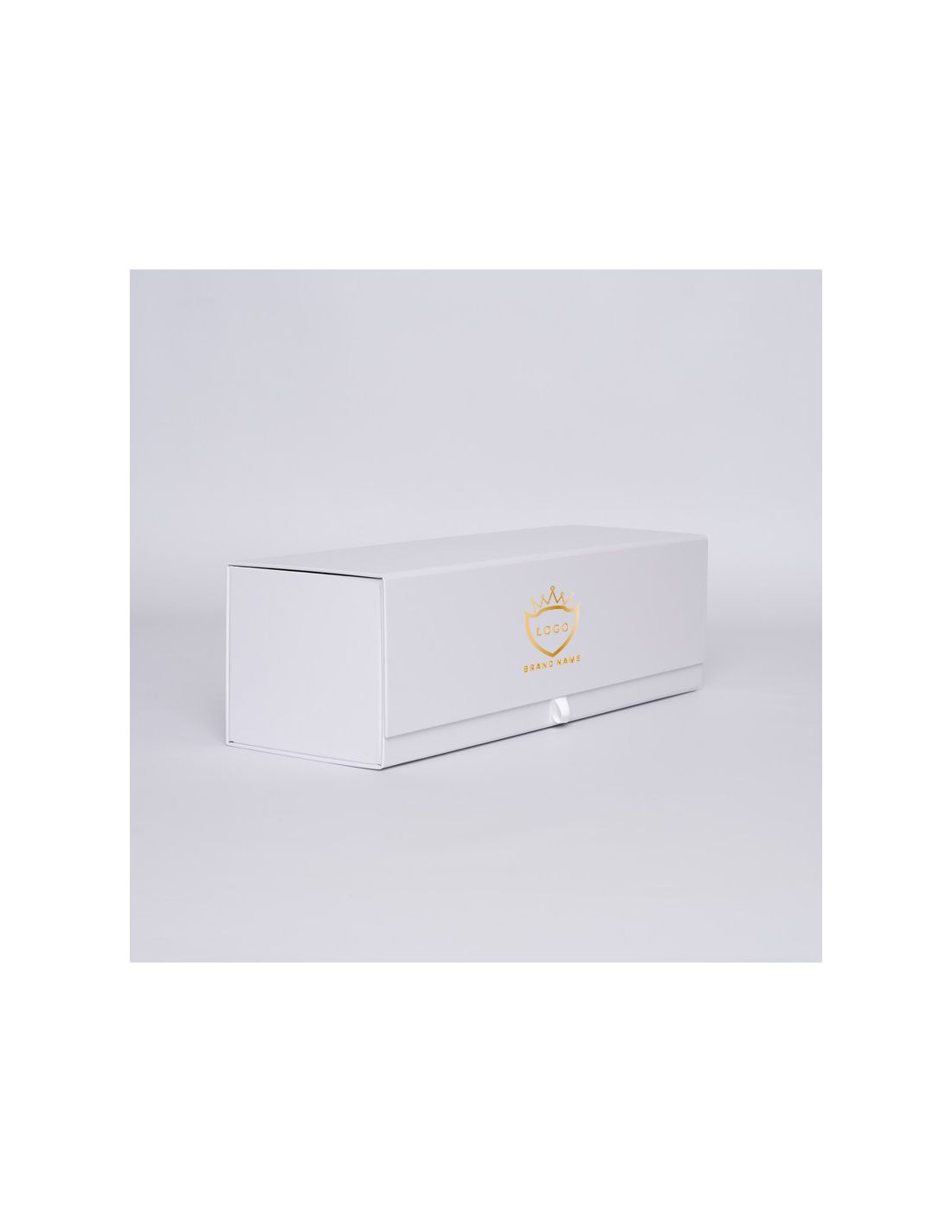 PERSONALISIERT Flaschenbox Magnetbox 12x40,5x12 CM | BOTTLE BOX |BOÎTE POUR 1 BOUTEILLE MAGNUM | IMPRESSION À CHAUD