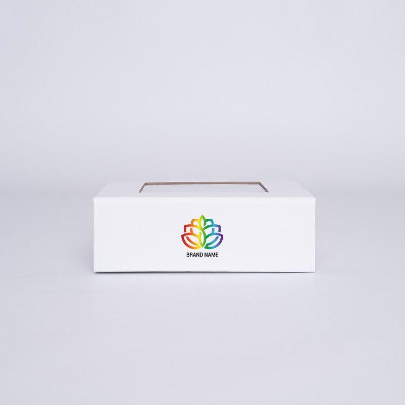 Caja magnética personalizada Clearbox 15x15x5 CM | CLEARBOX | IMPRESIÓN DIGITAL EN ÁREA PREDEFINIDA