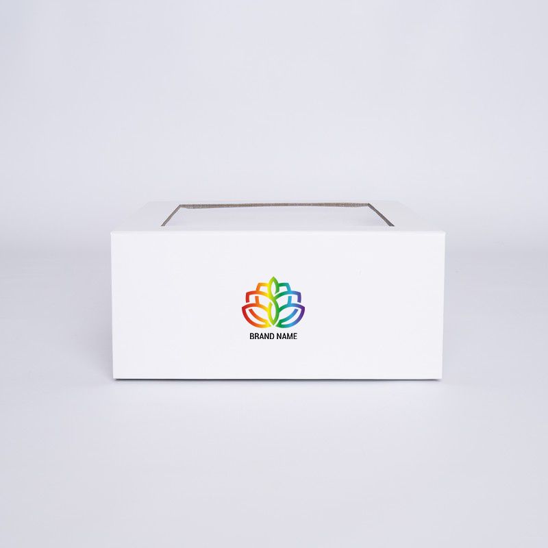Scatola magnetica personalizzata Clearbox 22x22x10 CM | CLEARBOX | IMPRESSION NUMERIQUE ZONE PRÉDÉFINIE