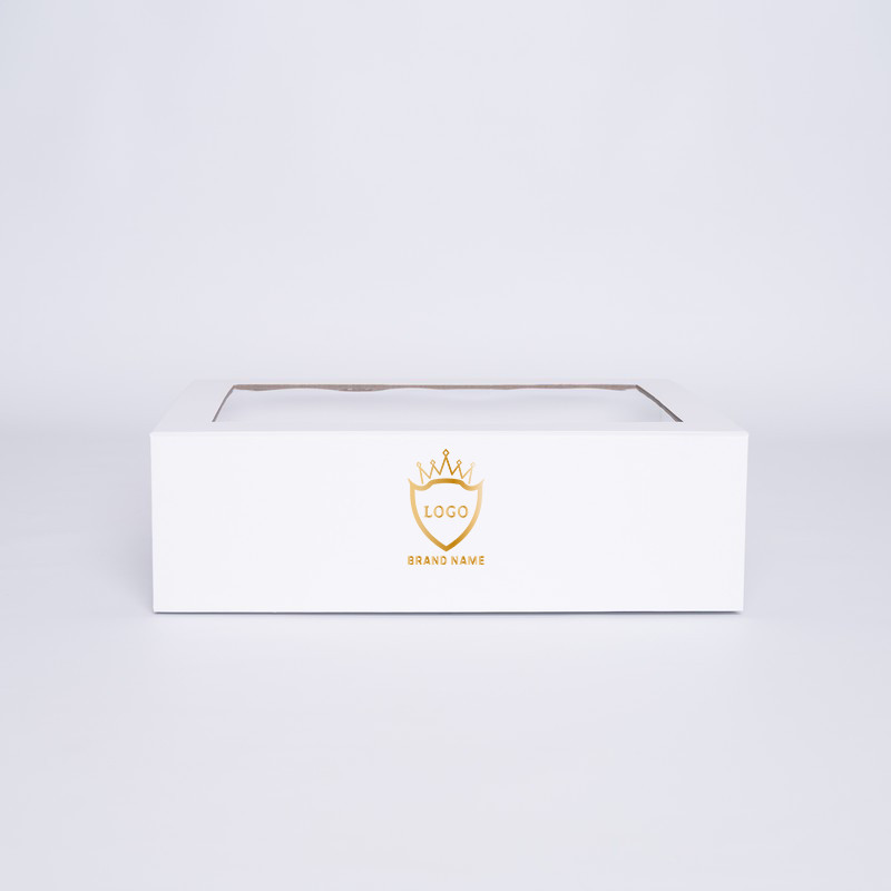 Customized Personalized Magnetic Box Clearbox 33x22x10 CM | CLEARBOX | HOT FOIL STAMPING