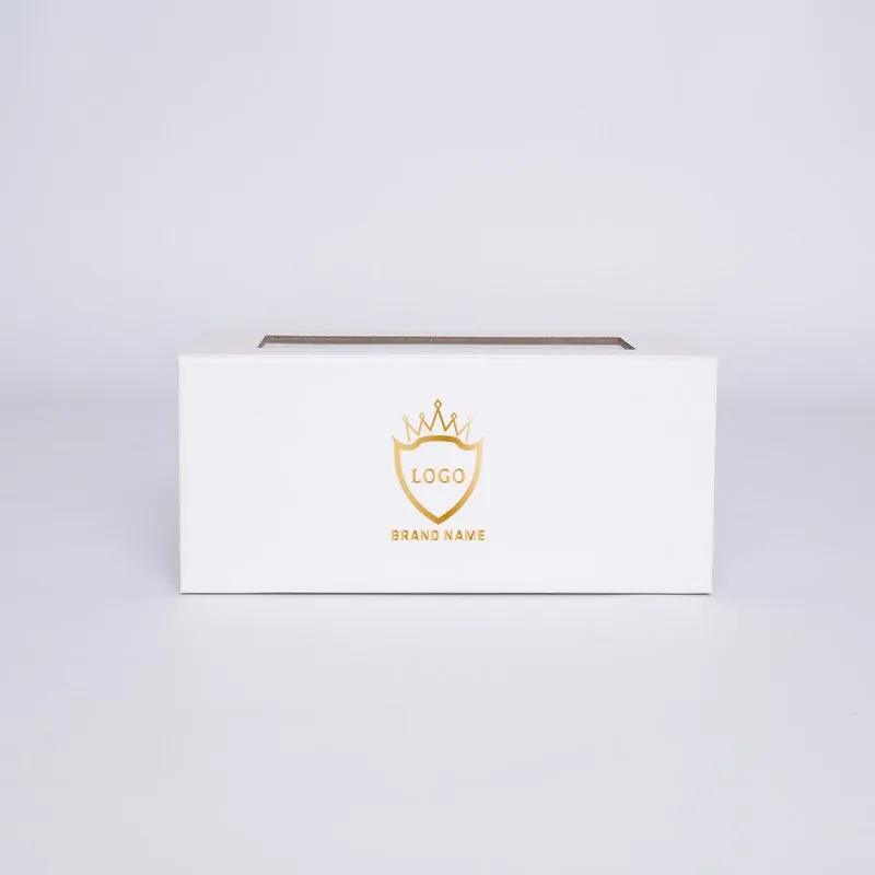 Personalisierte Clearbox Magnetbox 22x10x11 CM | CLEARBOX | IMPRESSION À CHAUD