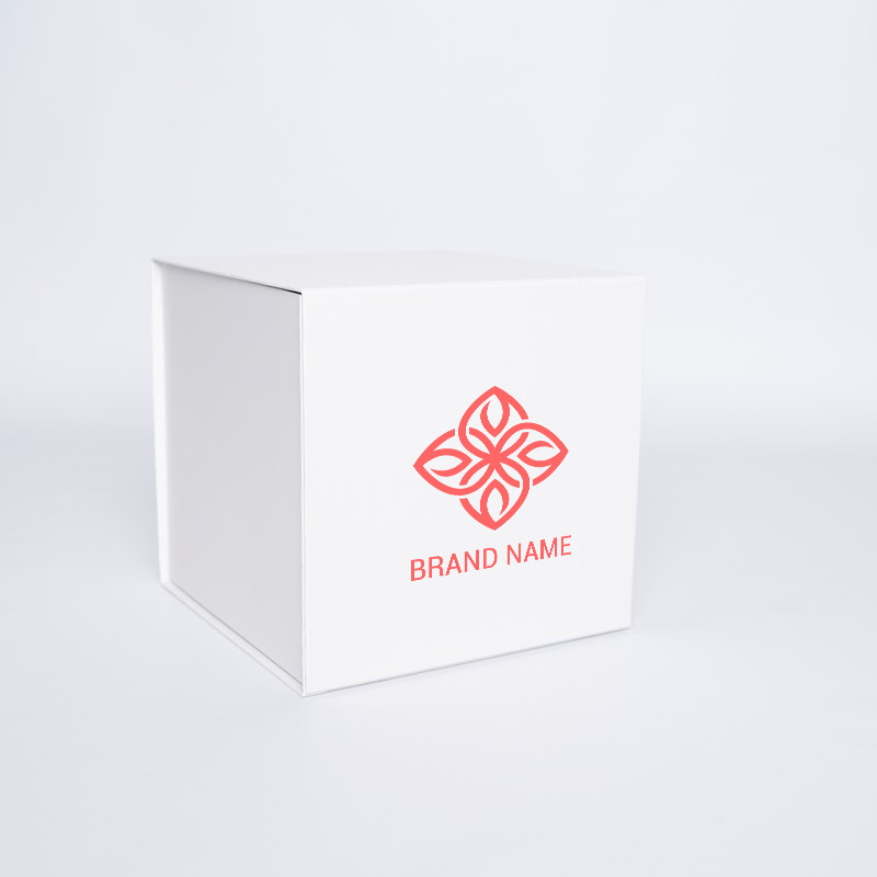 Customized Personalized Magnetic Box Cubox 22x22x22 CM | CUBOX | SCREEN PRINTING ON ONE SIDE IN ONE COLOUR