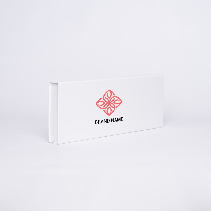 Boîte aimantée personnalisée Wonderbox 40x14x3 CM | WONDERBOX (EVO) | IMPRESSION EN SÉRIGRAPHIE SUR UNE FACE EN DEUX COULEURS