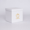 Scatola personalizzata Flowerbox 18x18x18 CM | FLOWERBOX |STAMPA A CALDO