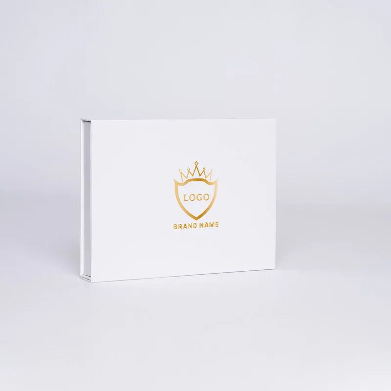 Scatola magnetica personalizzata Hingbox 21x15x2 CM | HINGBOX | STAMPA A CALDO