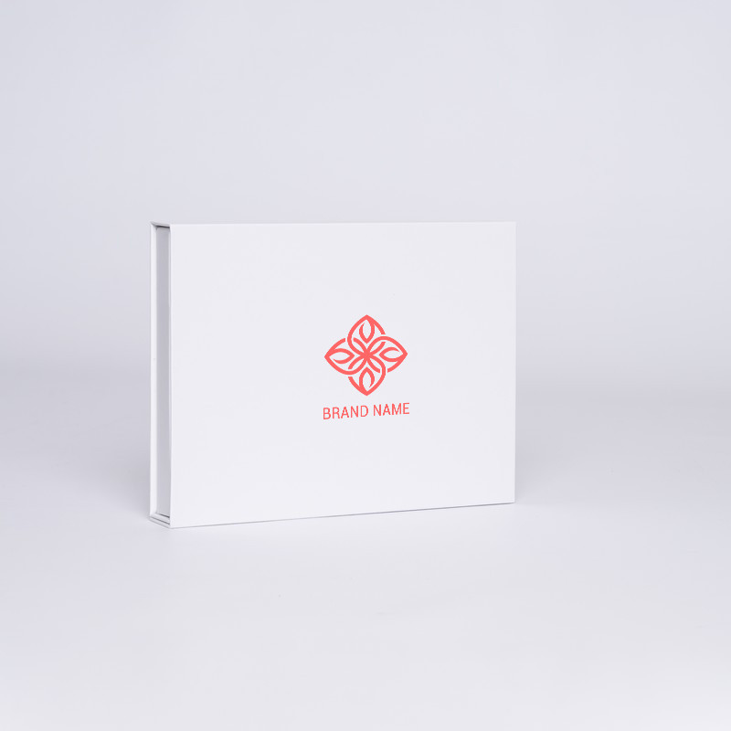 Customized Personalized Magnetic Box Hingbox 21x15x2 CM | HINGBOX | IMPRESSION EN SÉRIGRAPHIE SUR UNE FACE EN UNE COULEUR