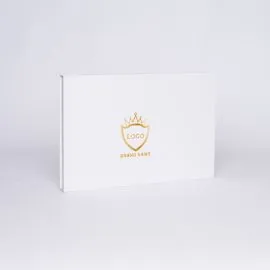 Customized Personalized Magnetic Box Hingbox 35x23x2 CM | HINGBOX | HOT FOIL STAMPING