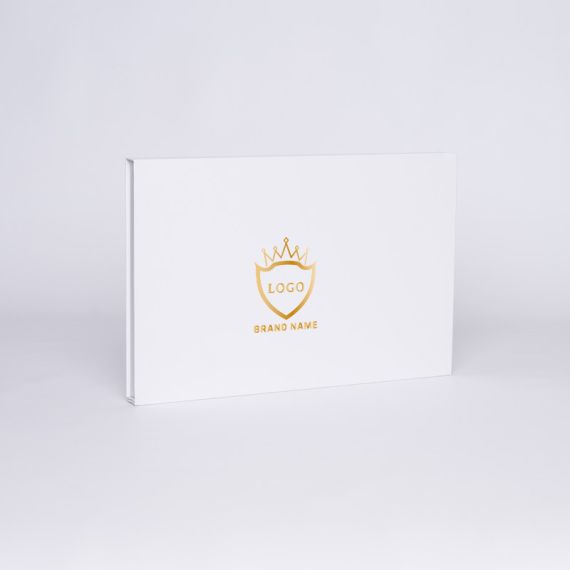 Customized Personalized Magnetic Box Hingbox 35x23x2 CM | HINGBOX | HOT FOIL STAMPING