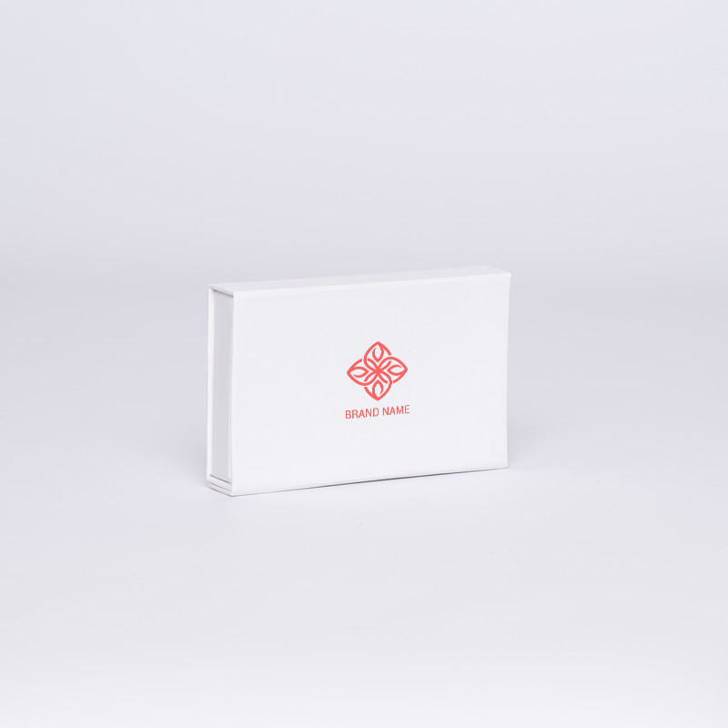 Gepersonaliseerde Gepersonaliseerde magnestische geschenkdoos Hingbox 12x7x2 CM | HINGBOX | ZEEFBEDRUKKING OP 1 ZIJDE IN 1 KLEUR