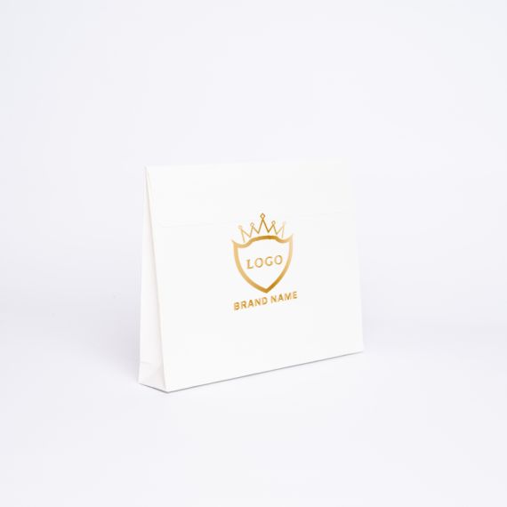 Fundas de papel personalizada Noblesse 23x4x18 CM | FUNDA NOBLESSE | ESTAMPADO EN CALIENTE