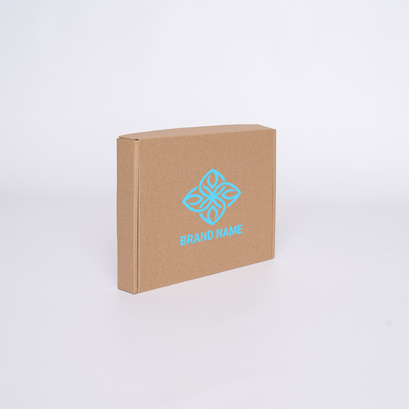 Postpack Kraft personalizzabile 22,5x17x3 CM | POSTPACK | STAMPA SERIGRAFICA SU UN LATO IN UN COLORE