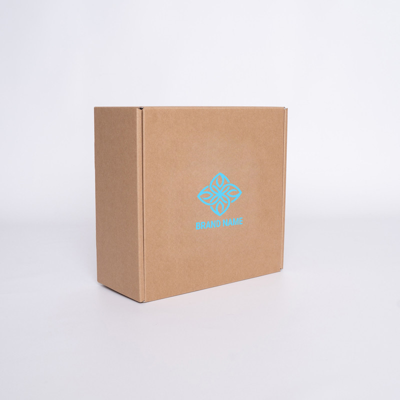 Postpack Kraft personalizable 25x23x11 CM | POSTPACK | SCREEN PRINTING ON ONE SIDE IN ONE COLOUR