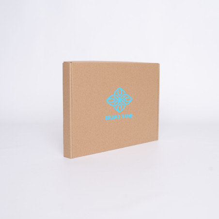 Caja de envío Postpack estándar 31,5x22,5x3 CM | POSTPACK | IMPRESIÓN SERIGRÁFICA DE UN LADO EN UN COLOR