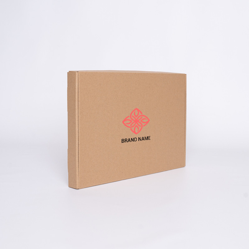 Postpack Standard Versandkarton 36,5x24,5x3 CM | POSTPACK | SIEBDRUCK AUF EINER SEITE IN ZWEI FARBEN