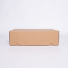 Postpack Kraft personalizable 42,5x31x15,5 CM | POSTPACK | IMPRESIÓN SERIGRÁFICA DE UN LADO EN DOS COLORES