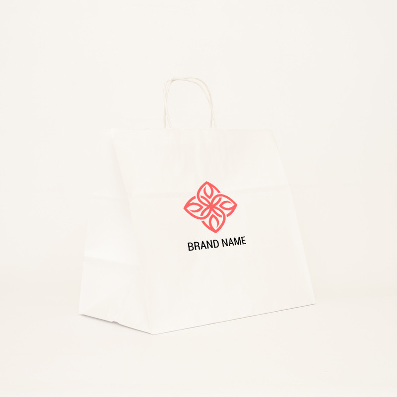 Customized Home 32x21x27 CM | SHOPPING BAG SAFARI | FLEXO PRINTING IN TWO COLOURS ON FIXED AREAS ON 2 SIDES