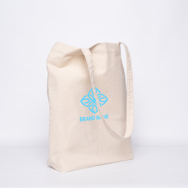 Customized Personalized reusable cotton bag 38x42 CM | TOTE BAG EN COTON | IMPRESSION EN SÉRIGRAPHIE SUR DEUX FACES EN UNE CO...