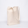 Bolsa de algodón reutilizable personalizada 50X50 CM | BOLSA TOTE DE ALGODÓN | IMPRESIÓN SERIGRÁFICA DE DOS LADOS EN UN COLOR