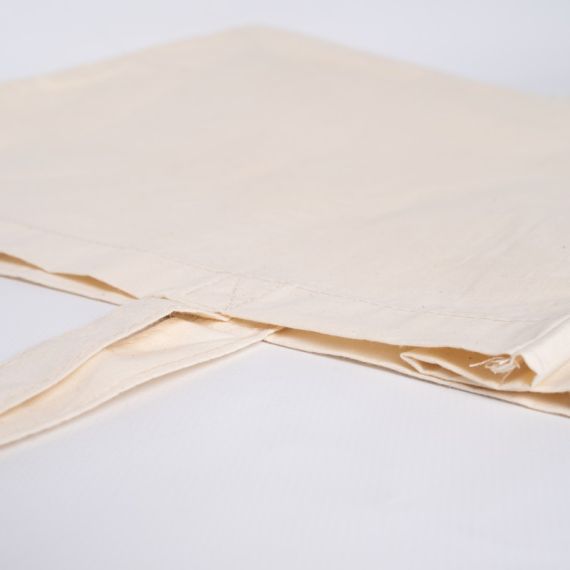 Customized Personalized reusable cotton bag 48x20x40 CM | COTTON SHOPPING BAG | SCREEN PRINTING ON ONE SIDE IN TWO COLOURS
