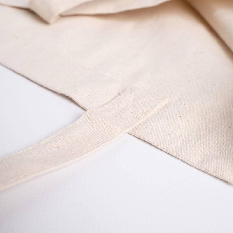 Bolsa de algodón reutilizable personalizada 48x20x40 CM | COTTON SHOPPING BAG | SCREEN PRINTING ON TWO SIDES IN ONE COLOUR
