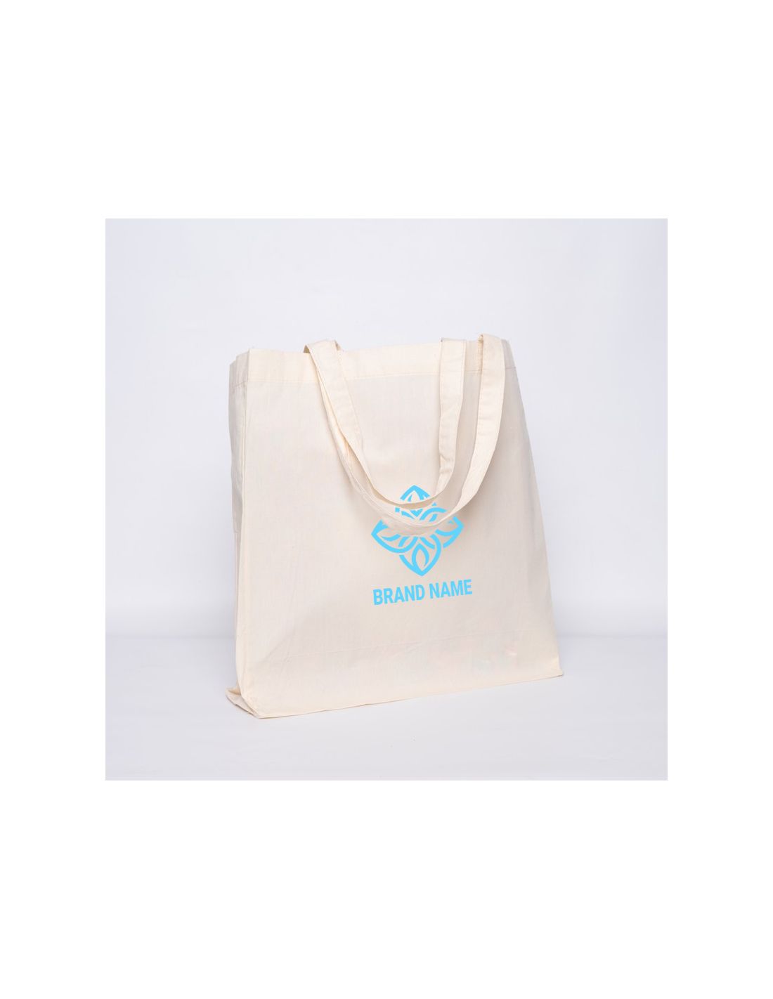 Bolsa de algodón reutilizable personalizada 48x20x40 CM | SHOPPING BAG EN COTON | IMPRESSION EN SÉRIGRAPHIE SUR DEUX FACES EN...