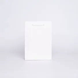 Customized Personalized shopping bag Noblesse 16x7,5x24 CM | NOBLESSE PAPER BAG | OFFSET PRINTING ALL OVER