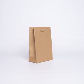 16 x 7,5 x 24 cm | Papiertasche mit Kordel | Offsetdruck