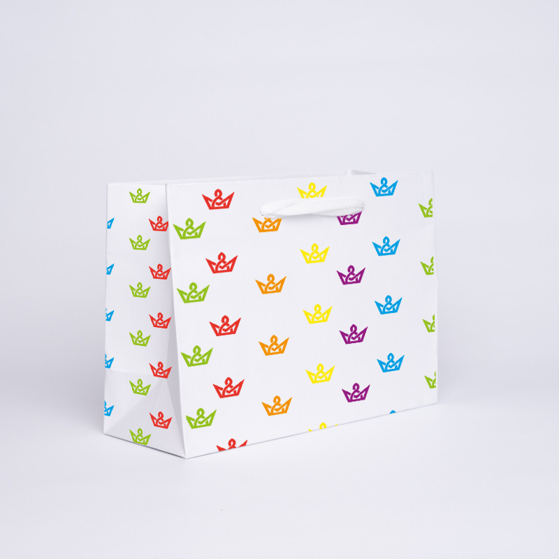 22x10x38 CM | SHOPPING BAG NOBLESSE | STAMPA OFFSET SULL'INTERA SUPERFICIE