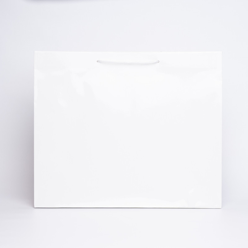 Noblesse personalisierte Papiertüte 45x14x36 cm | NOBLESSE PAPIERTÜTE | 4 SEITEN OFFSETDRUCK