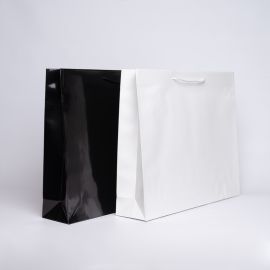 Noblesse personalisierte Papiertüte 45x14x36 cm | NOBLESSE PAPIERTÜTE | 4 SEITEN OFFSETDRUCK